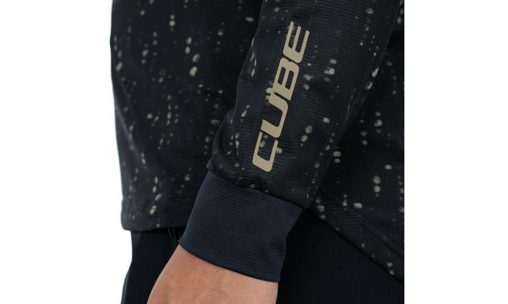 Веломайка Cube ATX WS Round Neck L/S black pattern - 2