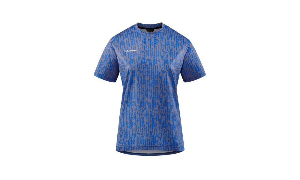 Веломайка Cube ATX WS Round Neck S/S violet pattern - 1