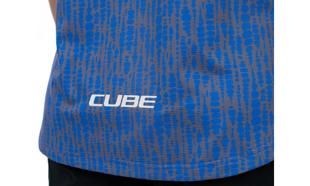 Веломайка Cube ATX WS Round Neck S/S violet pattern - 2