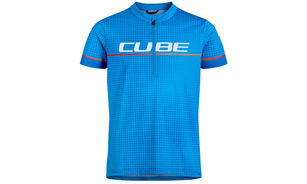Веломайка Cube Road/XC Half Zip Rookie S/S white'n'blue'n'red - 1
