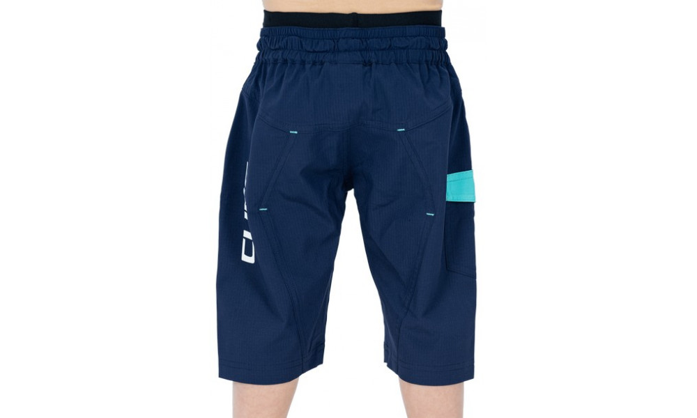 Велошорты Cube Teamline Baggy Rookie with liner blue'n'mint - 4