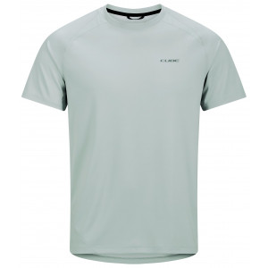 Cycling jersey Cube Round Neck Tech S/S grey