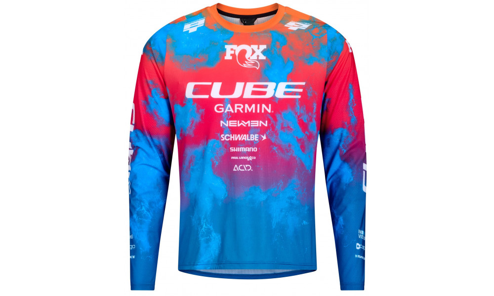 Веломайка Cube MTB X Actionteam L/S blue'n'green - 1