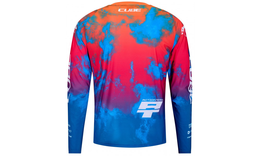 Веломайка Cube MTB X Actionteam L/S blue'n'green - 2