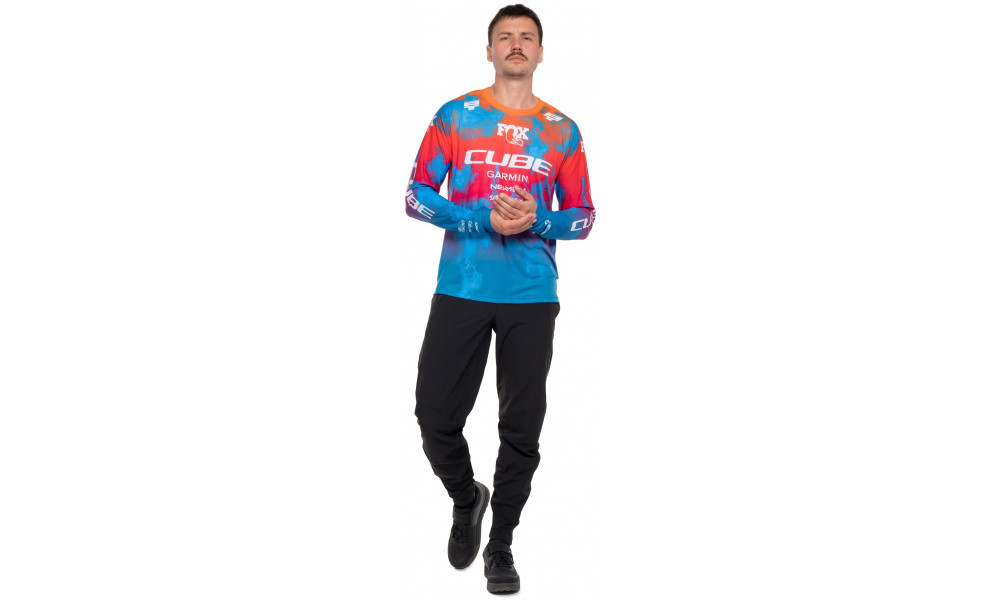 Веломайка Cube MTB X Actionteam L/S blue'n'green - 3