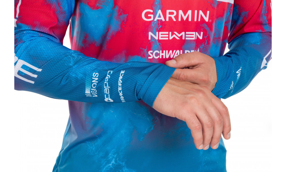 Веломайка Cube MTB X Actionteam L/S blue'n'green - 5