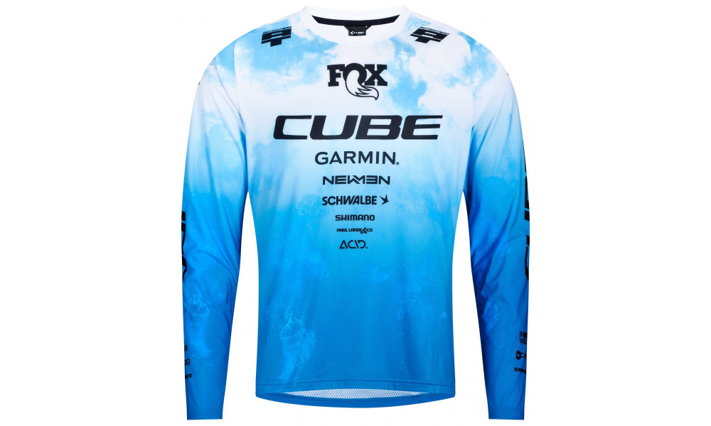 Веломайка Cube MTB X Actionteam L/S black'n'white - 1