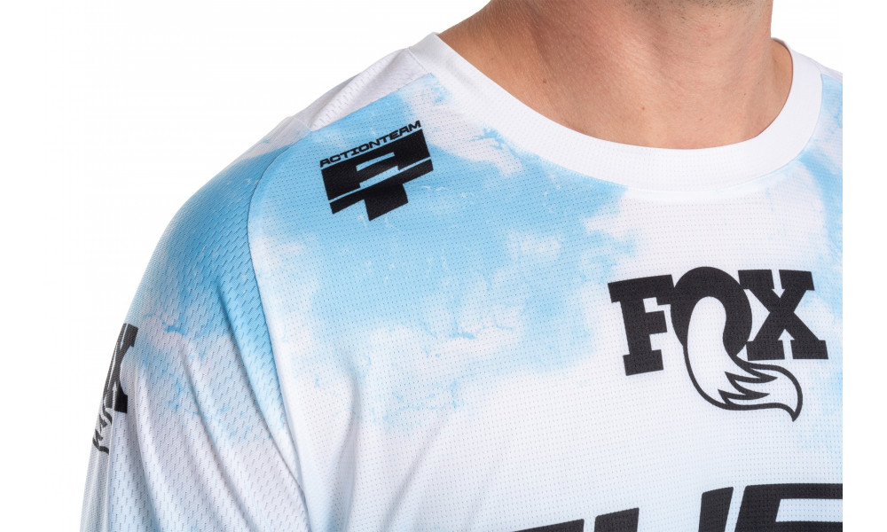 Cycling jersey Cube MTB X Actionteam L/S black'n'white - 6