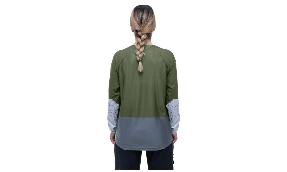 Веломайка Cube Vertex WS Round Neck TM L/S olive - 5