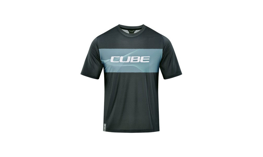 Веломайка Cube Vertex Round Neck S/S grey'n'mint - 1