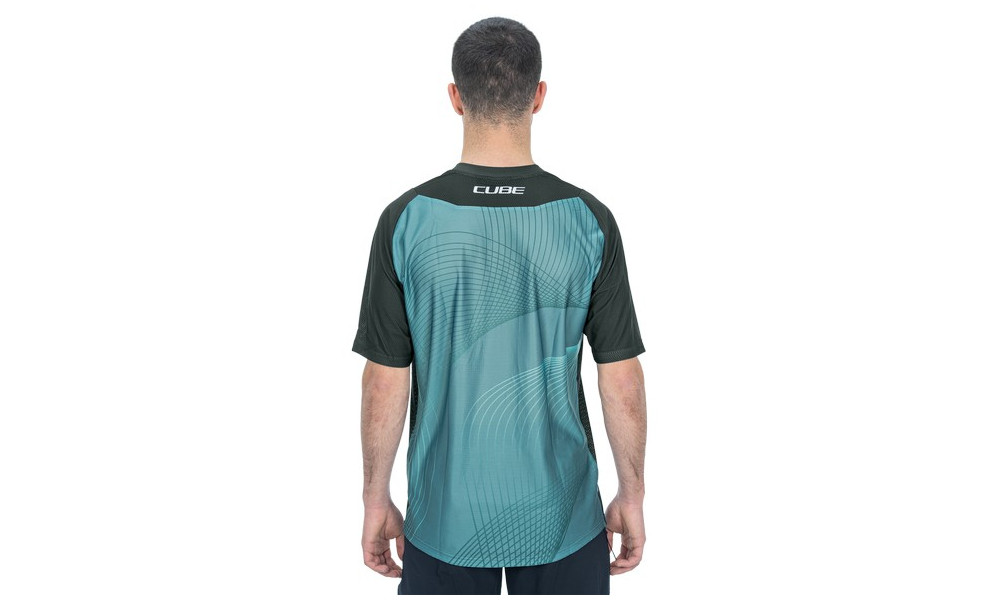 Веломайка Cube Vertex Round Neck S/S grey'n'mint - 4