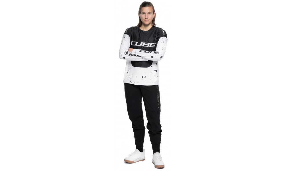 Веломайка Cube MTB WS X Factory Racing L/S black'n'white - 3