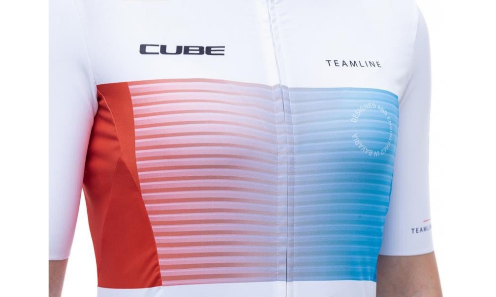 Веломайка Cube Teamline WS S/S white'n'blue'n'red - 3