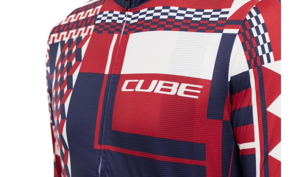 Веломайка Cube Blackline CMPT S/S blue'n'red'n'beige - 3