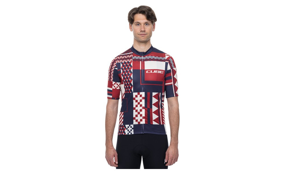 Веломайка Cube Blackline CMPT S/S blue'n'red'n'beige - 5