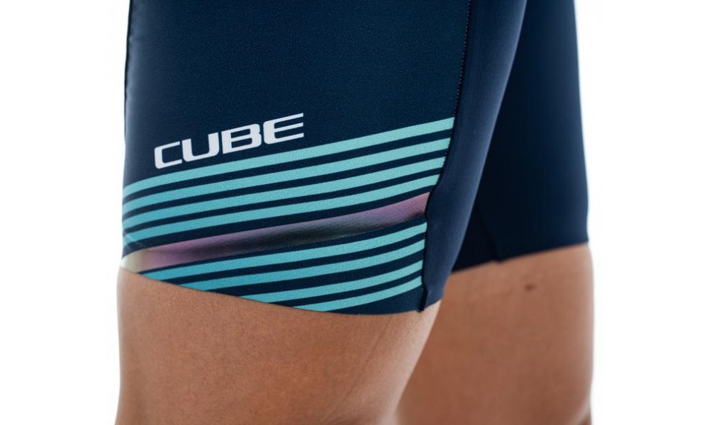 Cycling shorts Cube Teamline WS blue'n'mint - 3