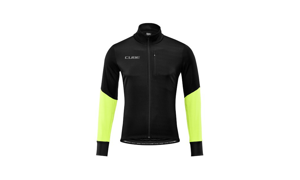 Велокуртка Cube Blackline Softshell Safety black'n'neon yellow - 1