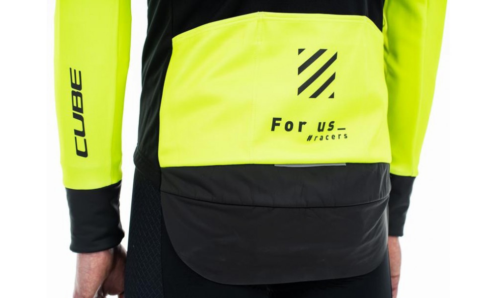 Велокуртка Cube Blackline Softshell Safety black'n'neon yellow - 3