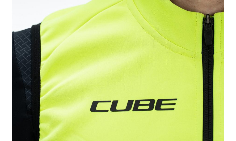 Веложилет Cube Blackline Softshell Safety neon yellow - 2