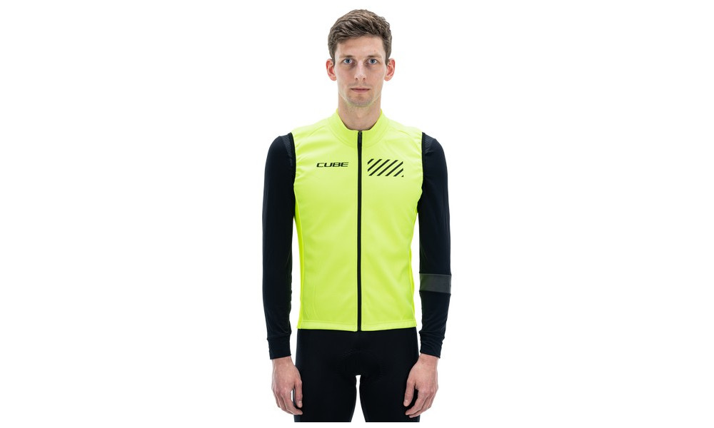 Веложилет Cube Blackline Softshell Safety neon yellow - 5