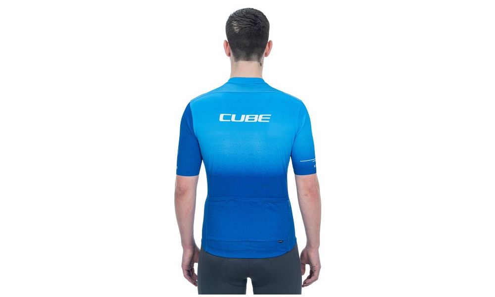 Cycling jersey Cube Blackline Race S/S blue - 4