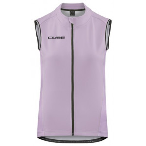 Cycling vest Cube Blackline WS Softshell violet