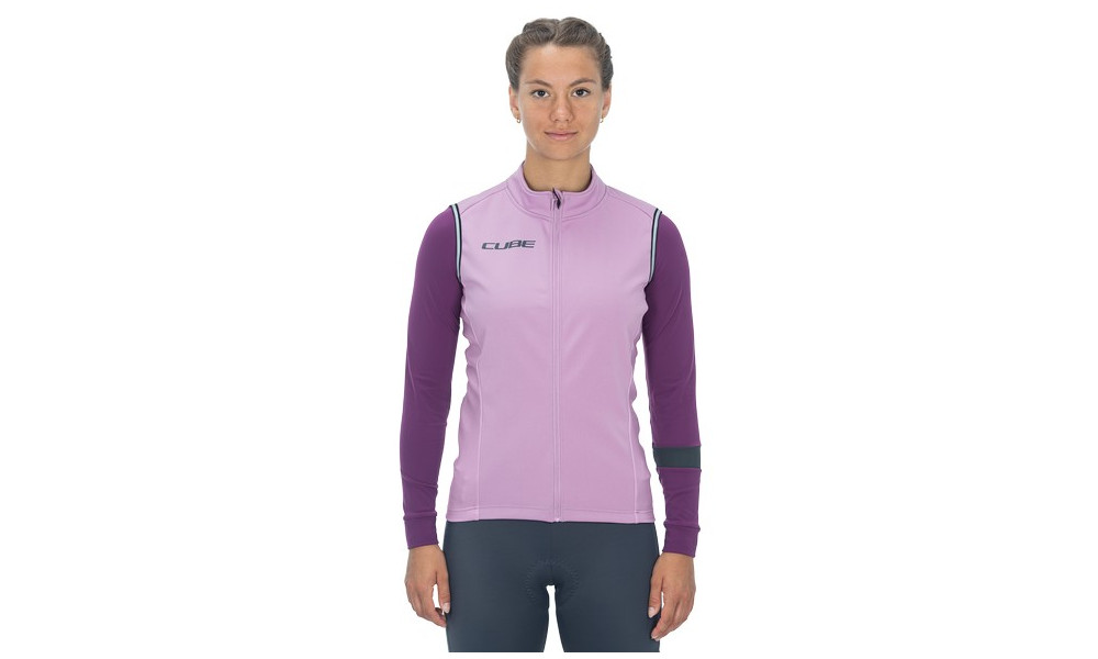 Веложилет Cube Blackline WS Softshell violet - 5