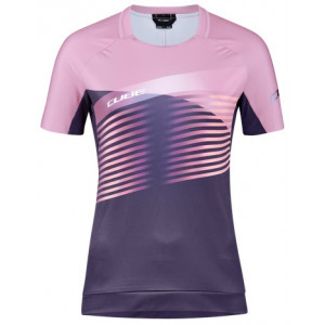 Веломайка Cube Teamline WS Round Neck S/S violet'n'rose