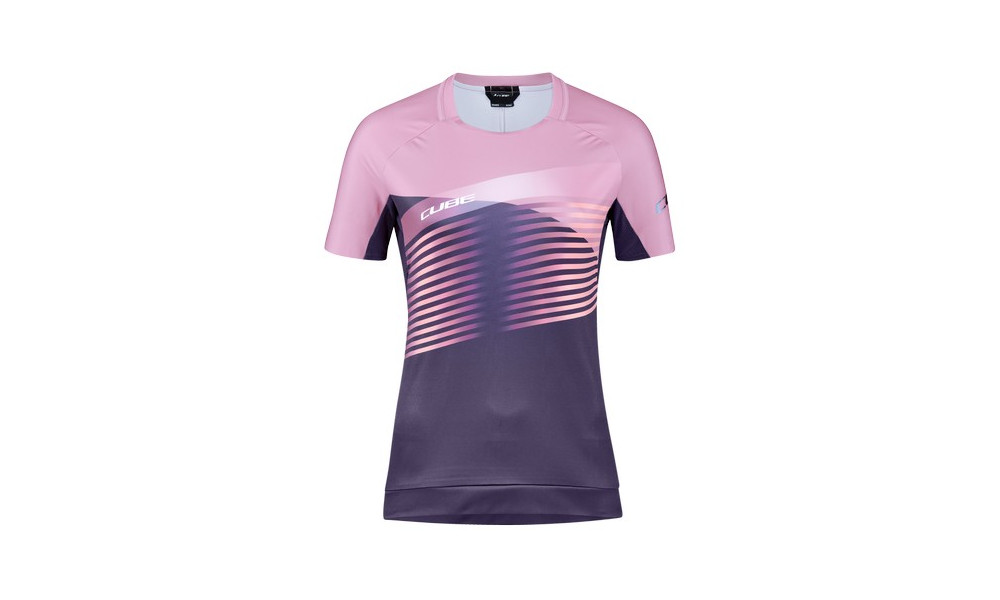 Веломайка Cube Teamline WS Round Neck S/S violet'n'rose - 1