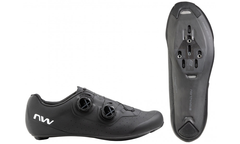 Cycling shoes Northwave Extreme Plus Road black-white - 1