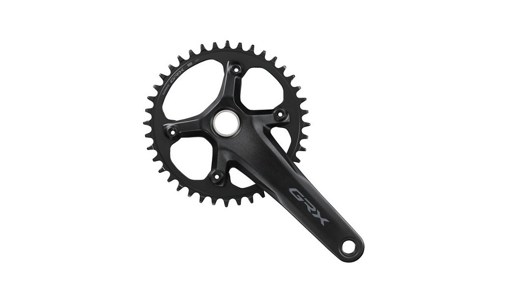 Front crankset Shimano GRX FC-RX610-1 165mm 1x12-speed 40T - 1