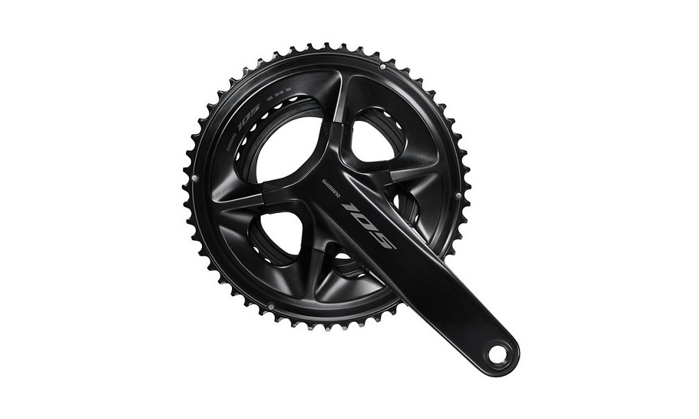Блок передних звезд Shimano 105 FC-R7100 160mm 2x12-speed 52x36T 