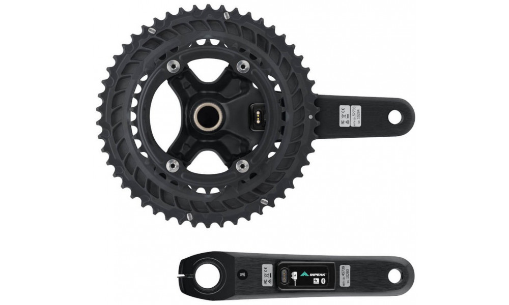 Crankset with powermeter INPEAK Twin2 Shimano 105 FC-R7100 50-34T - 7