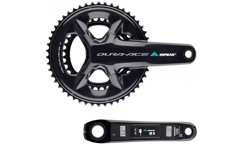 Блок передних звезд с измерителем мощности INPEAK Twin2 Shimano Dura-Ace FC-R9200 50-34T - 6