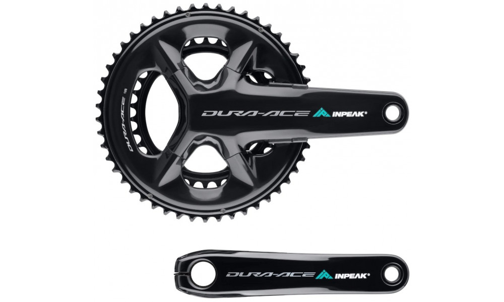 Блок передних звезд с измерителем мощности INPEAK Twin2 Shimano Dura-Ace FC-R9200 52-36T - 1