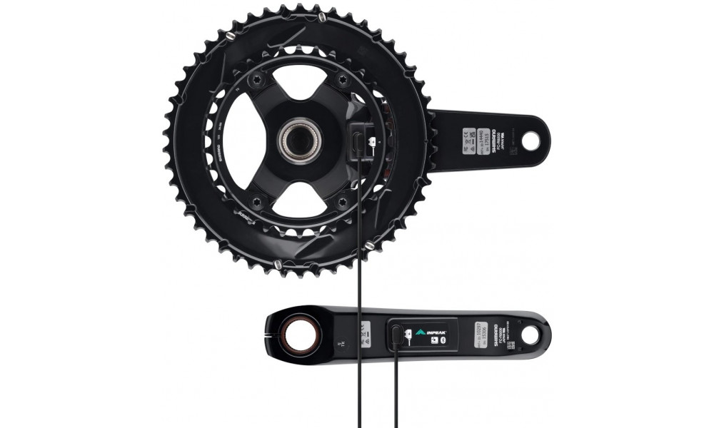 Crankset with powermeter INPEAK Twin2 Shimano Dura-Ace FC-R9200 54-40T - 8
