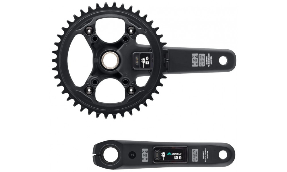 Crankset with powermeter INPEAK Twin2 Shimano GRX FC-RX820-1 42T - 1