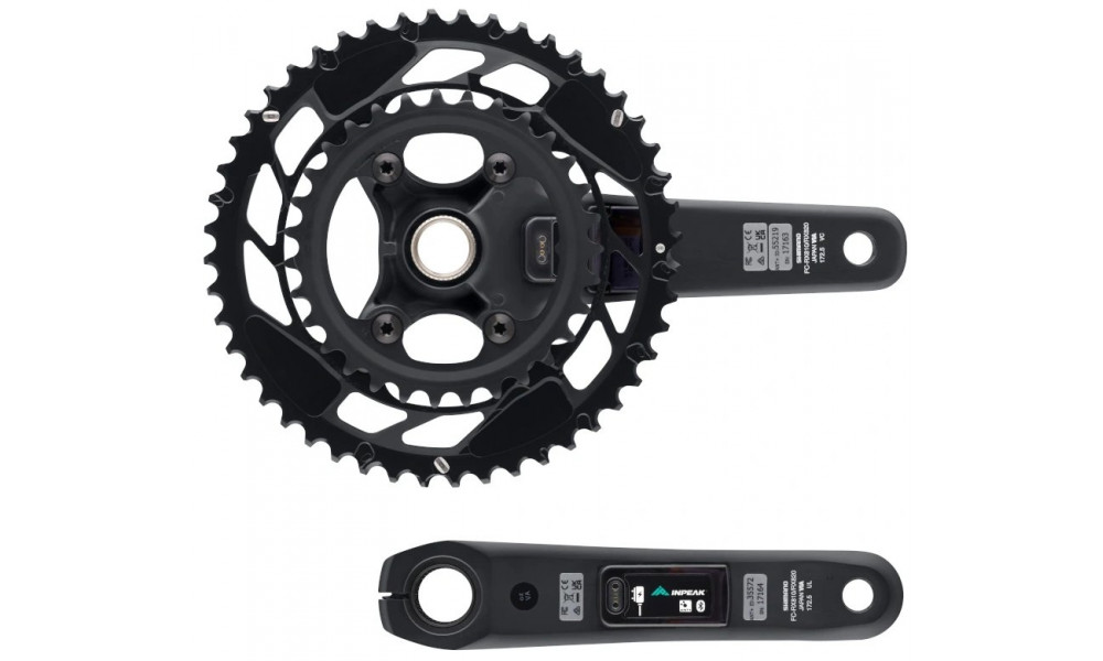 Crankset with powermeter INPEAK Twin2 Shimano GRX FC-RX820-2 48-31T - 1