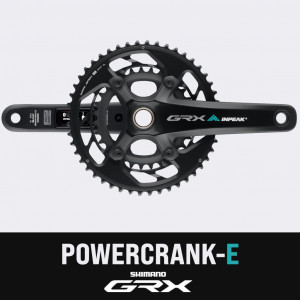 Crankset with powermeter INPEAK Twin2 Shimano GRX FC-RX820-2 48-31T