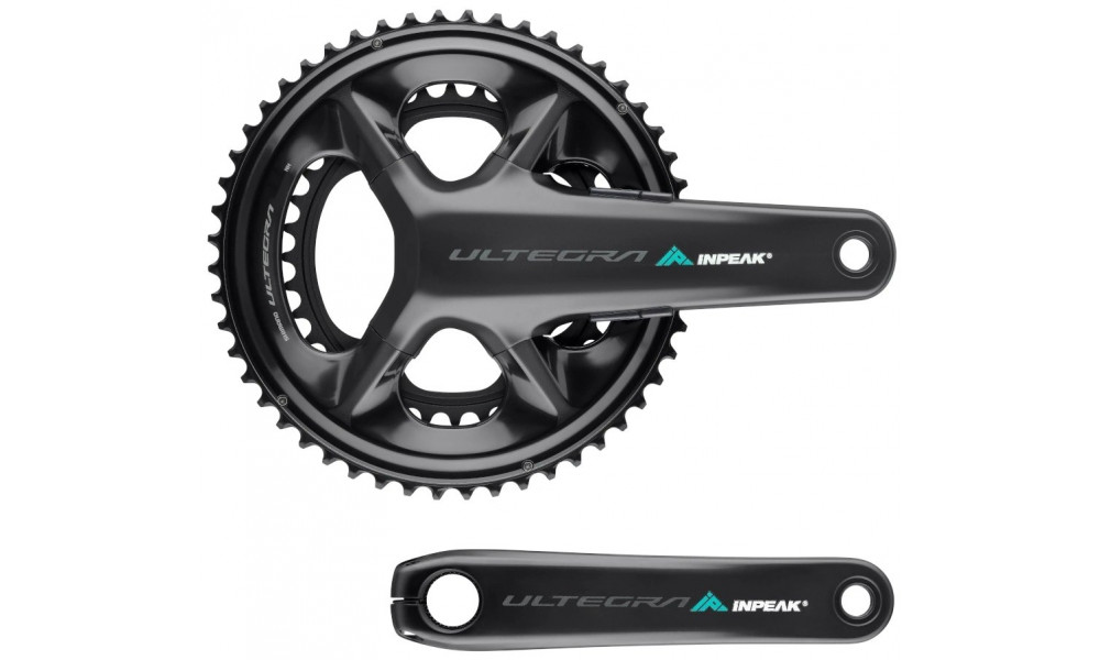 Crankset with powermeter INPEAK Twin2 Shimano Ultegra FC-R8100 52-36T - 1