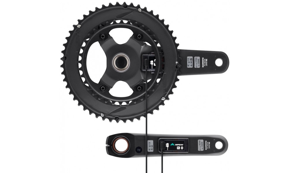 Блок передних звезд с измерителем мощности INPEAK Twin2 Shimano Ultegra FC-R8100 52-36T - 7