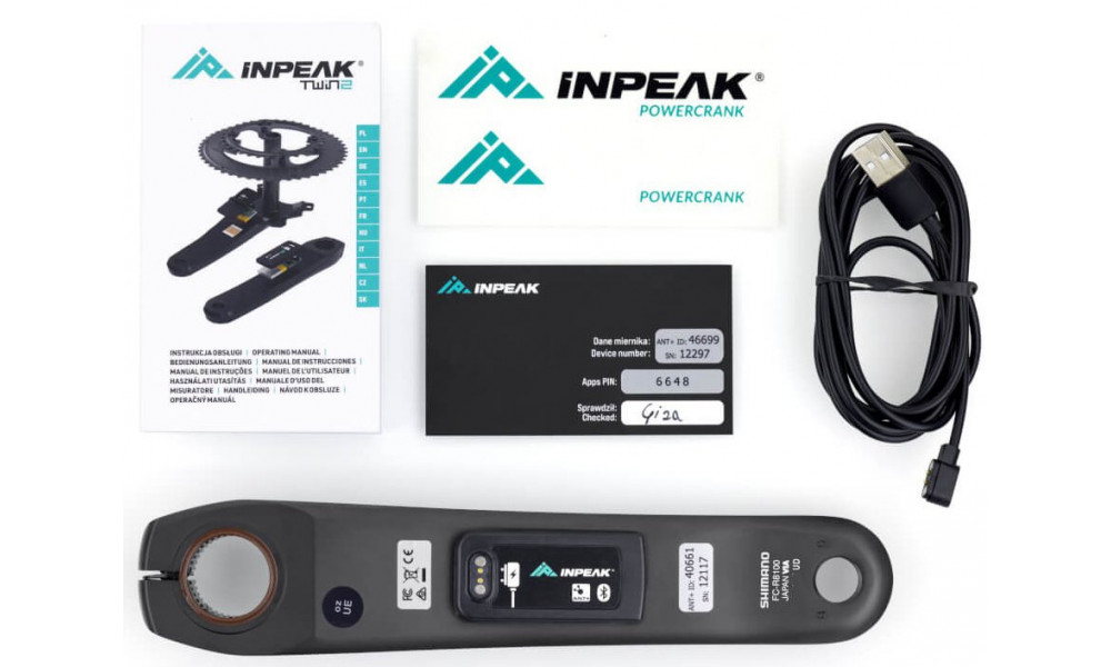 ????? ? ??????????? ???????? INPEAK Powercrank-E Shimano Ultegra FC-R8100 - 4