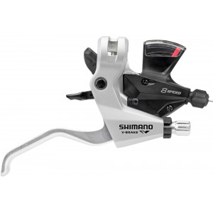 Ручка переключателя скоростей / шифтер Shimano ALTUS ST-M310 8-speed silver-black