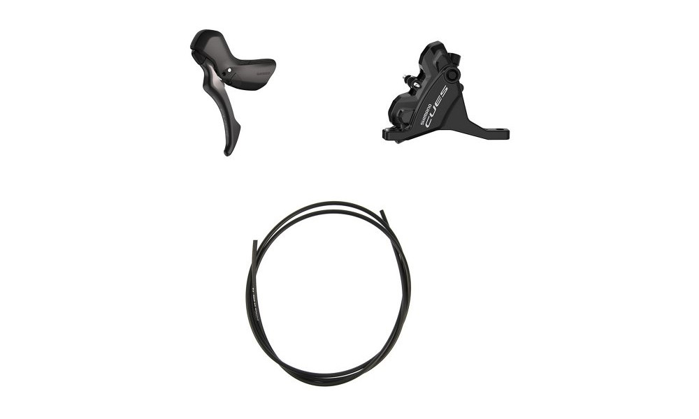 Дисковые гидравлические тормоза передниe Shimano CUES BL-U6030 (L) + BR-U6030 (F) J-Kit flat 