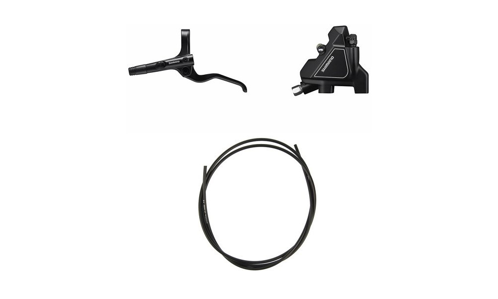 Дисковые гидравлические тормоза передниe Shimano BL-MT201 (L) + BR-UR300 (F) flat mount 