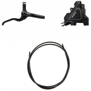Дисковые гидравлические тормоза задниe Shimano BL-MT201 (R) + BR-UR300 (R) flat mount