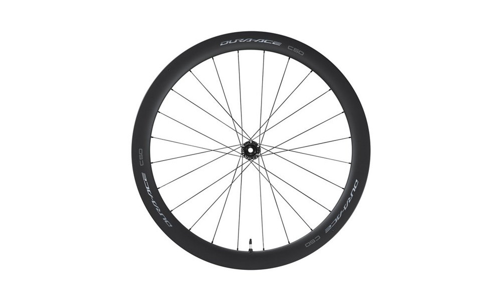Переднее колесо 28" Shimano DURA-ACE WH-R9270-C50-TL Carbon 12mm E-Thru Disc CL - 1