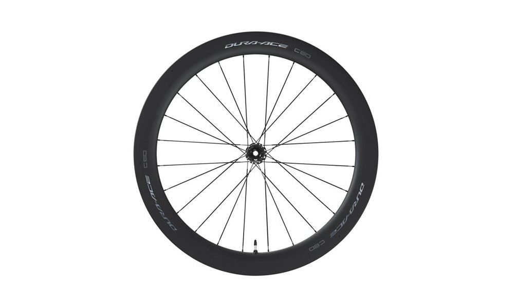 Front wheel 28" Shimano DURA-ACE WH-R9270-C60-TL Carbon 12mm E-Thru Disc CL - 1