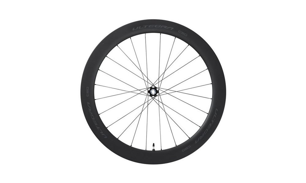 Переднее колесо 28" Shimano ULTEGRA WH-R8170-C60-TL Carbon 12mm E-Thru Disc CL - 1
