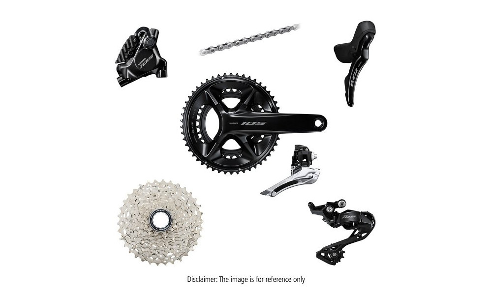 Groupset Shimano 105 R7120 Mech 172.5mm 52x36T 